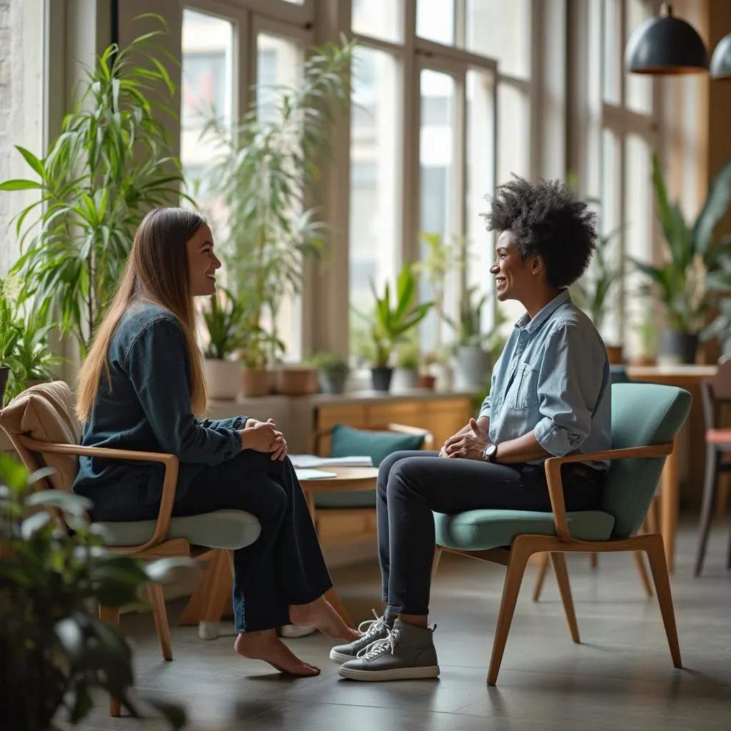 Séance de coaching individuel dans notre espace principal