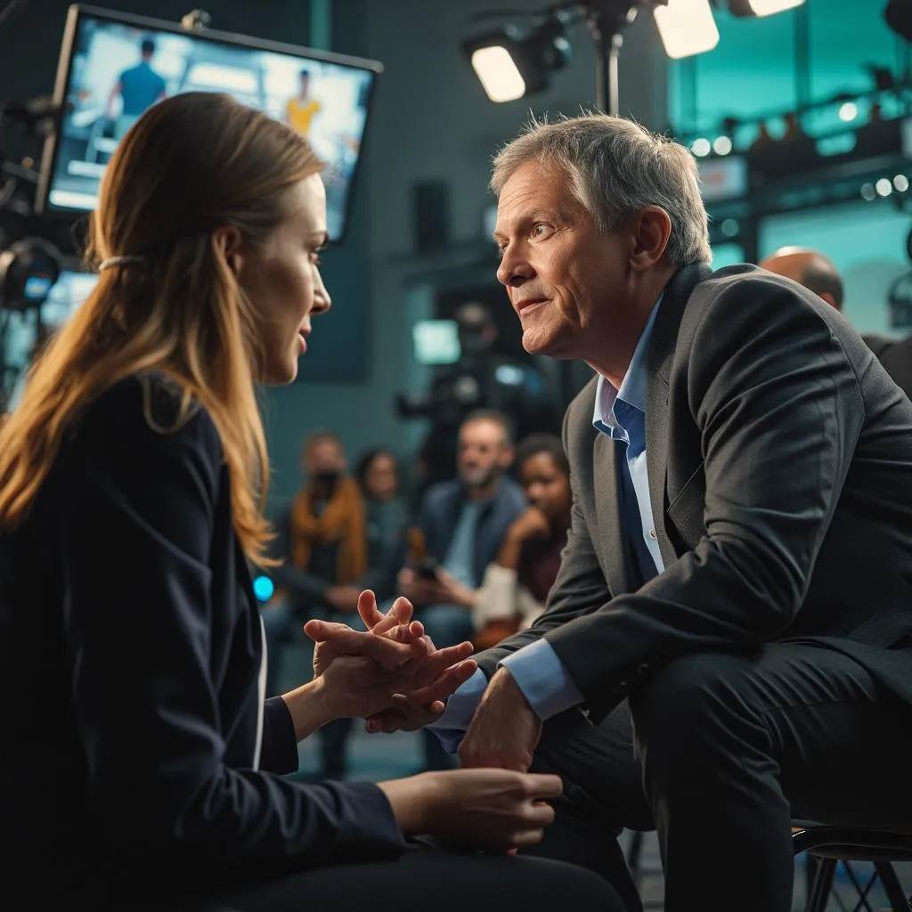 Interview télévisée sur France 2